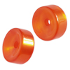 8 Stk. Polaris Konkav-Rondellen 12x6mm Orange glänzend